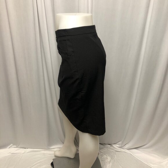 89th and Madison Skirt Women Sz 10 Black Pockets Straight Pencil Office Evening - Picture 3 of 7